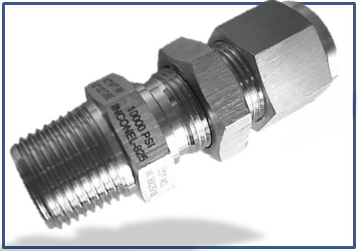 Male Bulkhead Connector Double Ferrule