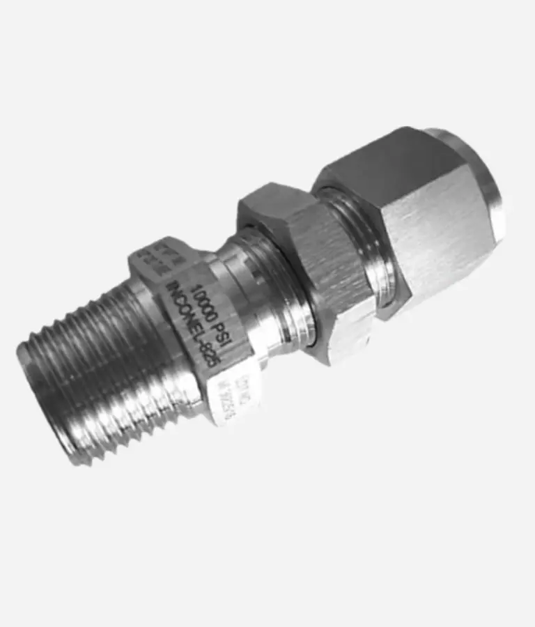 Male Bulkhead Connector Double Ferrule
