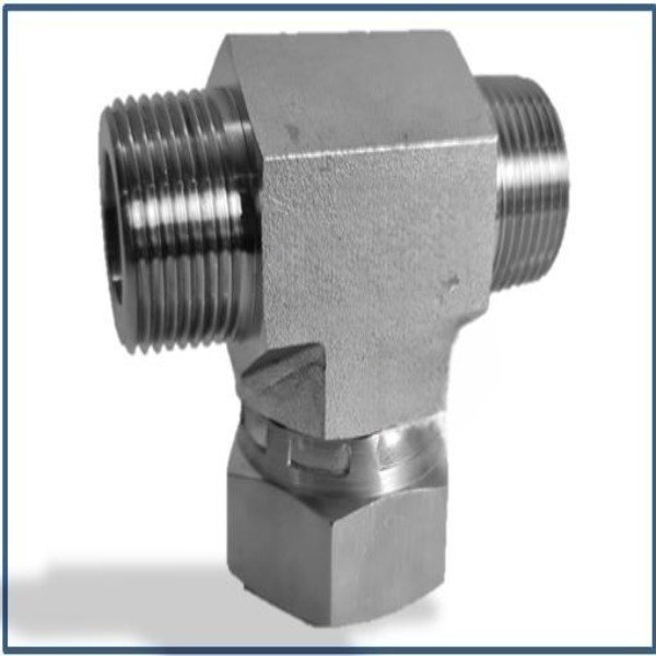 Swivel Branch Tee NPTM x Female Swivel 10000 Psi